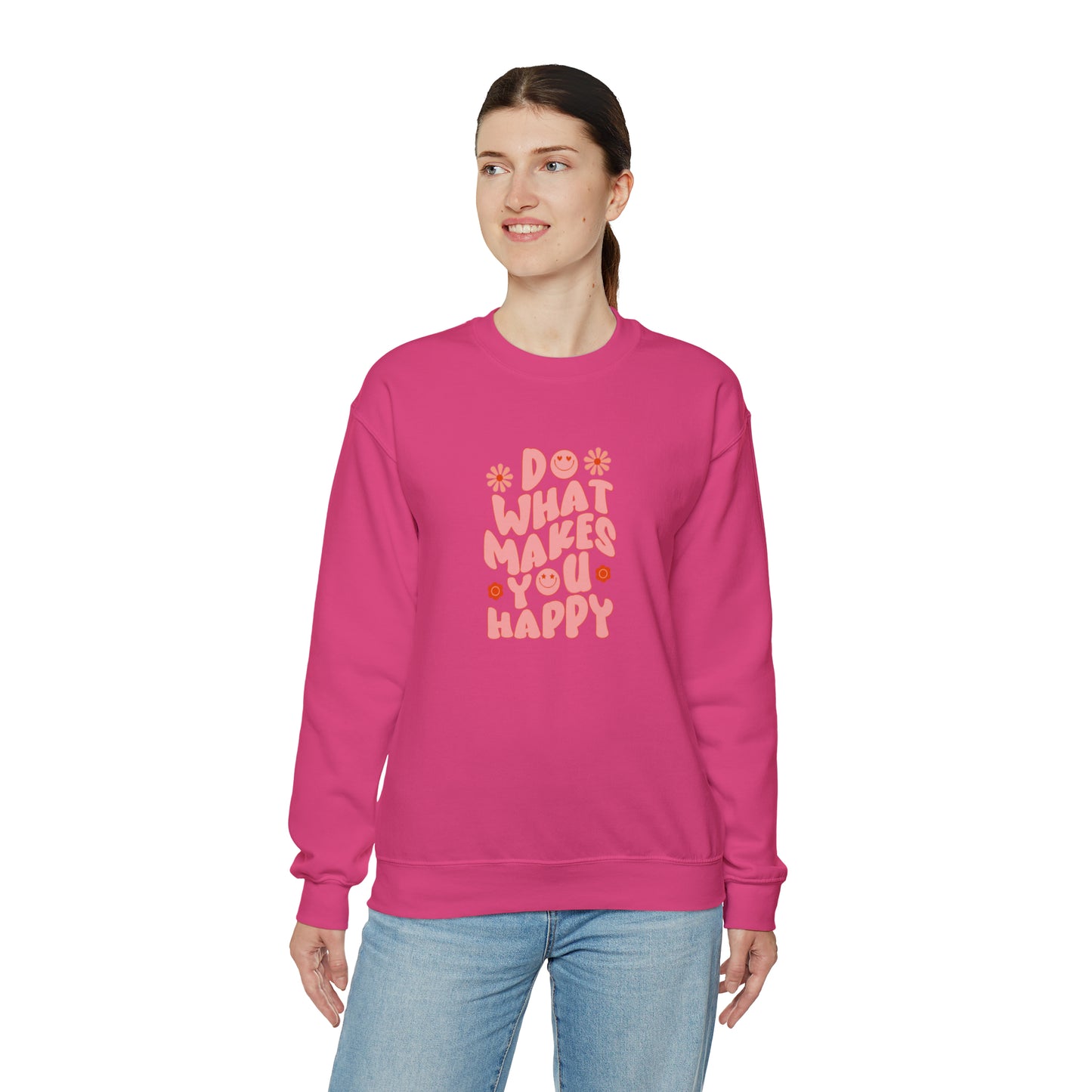 Do what makes you happy Sweatshirt, Teach love inspire sweater, Teacher mode shirt, Christmas Sweater, Christmas Crewneck, Holiday gift