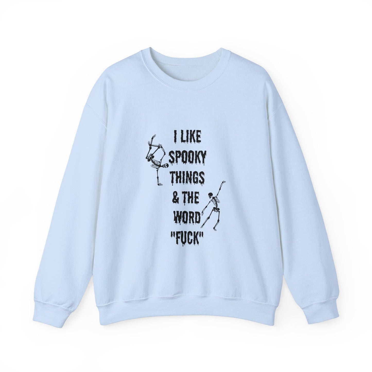 Halloween sweater Spooky things and the word fuck sweater Witchy sweatshirt Wicked Halloween sweater Witches Halloween Sweatshirt Christmas