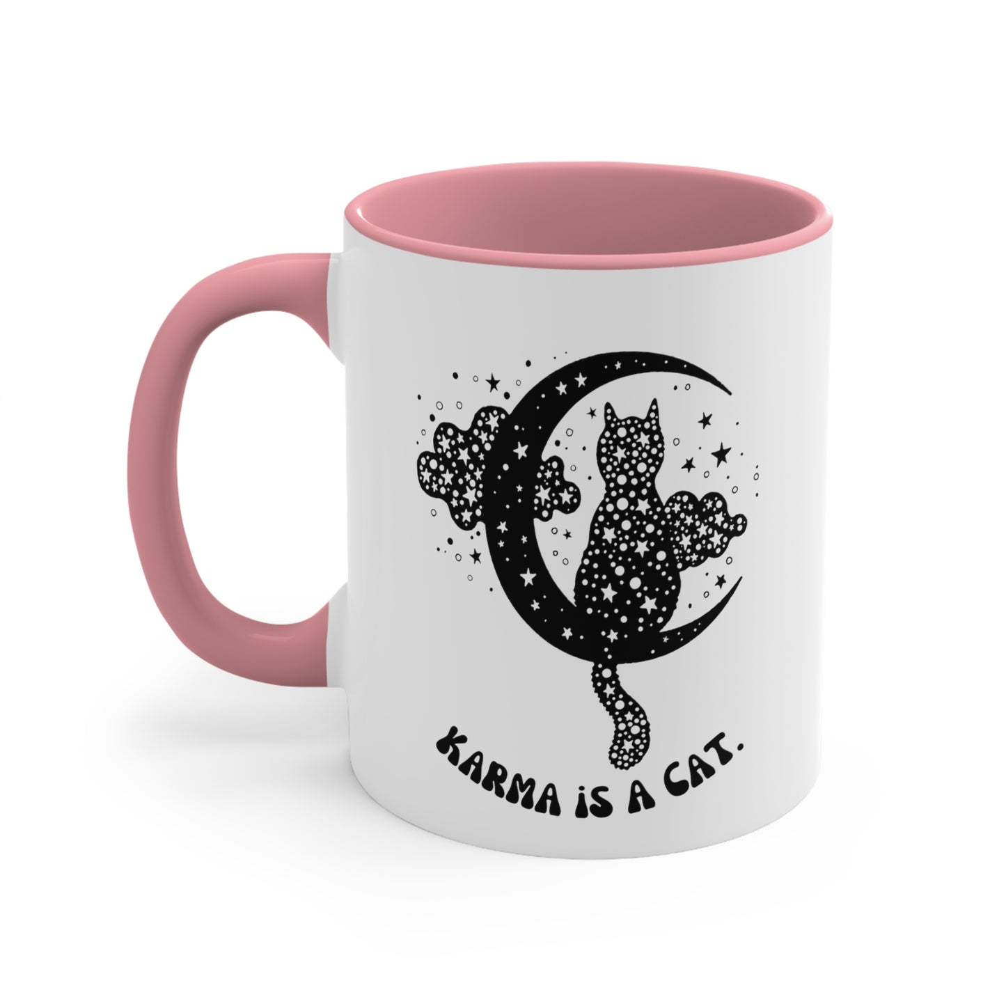 Karma is a cat mug best friend gift for her gift for him Birthday gift coffee mug tea gift for cat lover bestie valentinesday gift Christmas