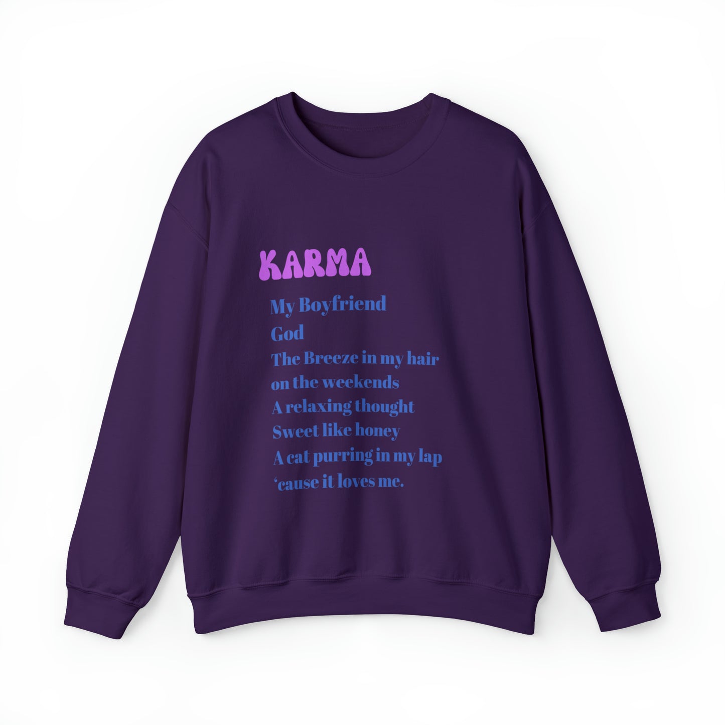 Karma sweater Taylor's Version Sweatshirt swiftie shirt Era Tour sweater best friend gift Womens Sweatshirt concert merch Tee christmas gift