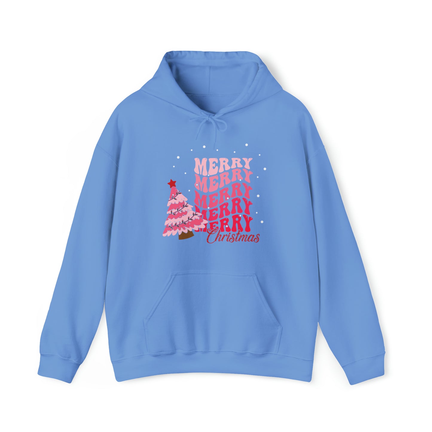 Festive AF hoodie blue Merry Bright Christmas Sweatshirt for Women Men Christmas Sweater Holiday Christmas gift for her gift for him