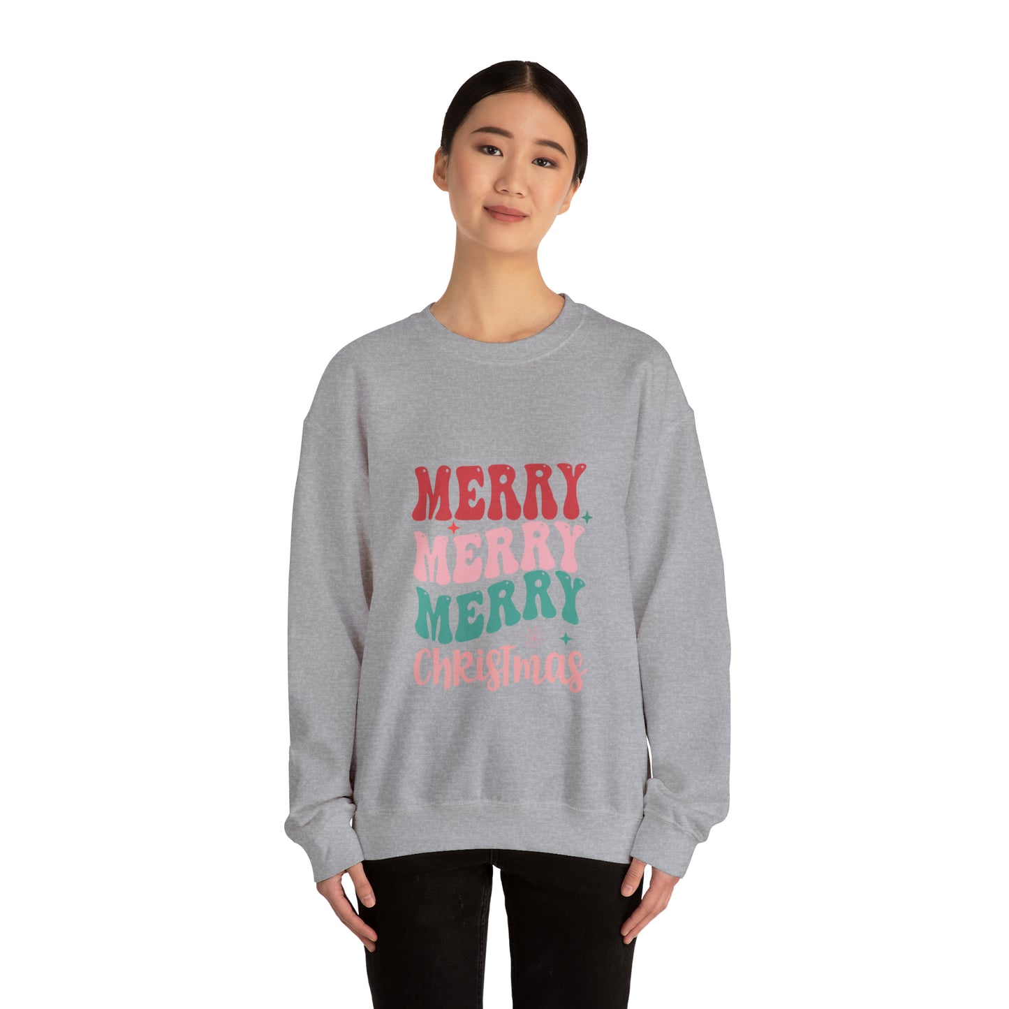 Merry Christmas sweater Mama claus sweater Festive sweater Bright Christmas sweatshirt gift for her gift for Women Holiday Christmas gift