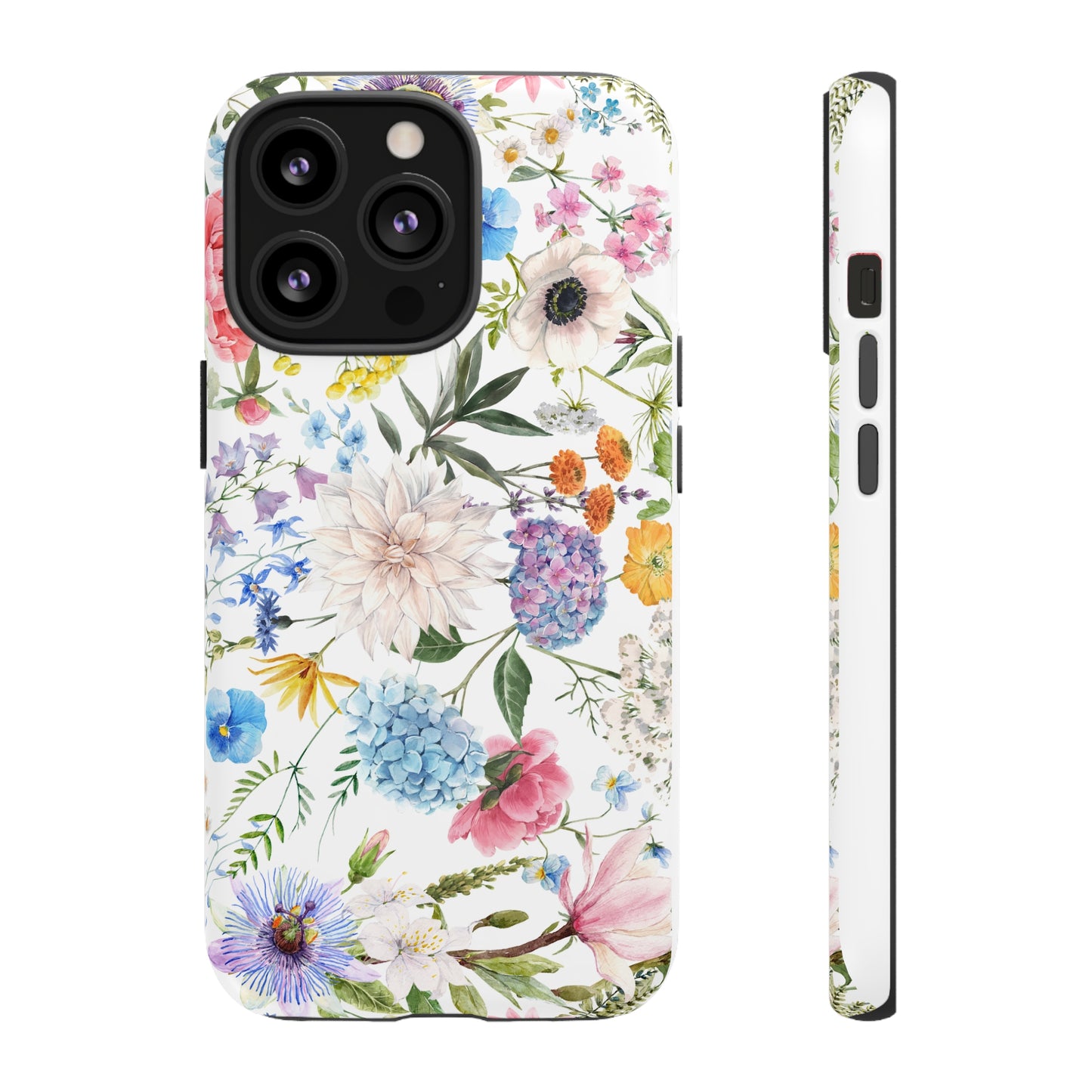 Floral phone case mother's day gift best friend gift for her gift for him flower cell phone cases Tough Cases
