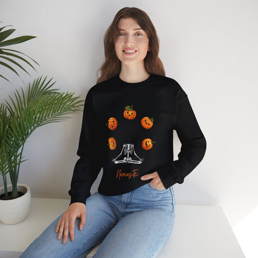 Namaste Halloween sweater Halloween sweater ghost fall leaves sweater Halloween Sweatshirt Era Tour sweater best friend gift for her Unisex