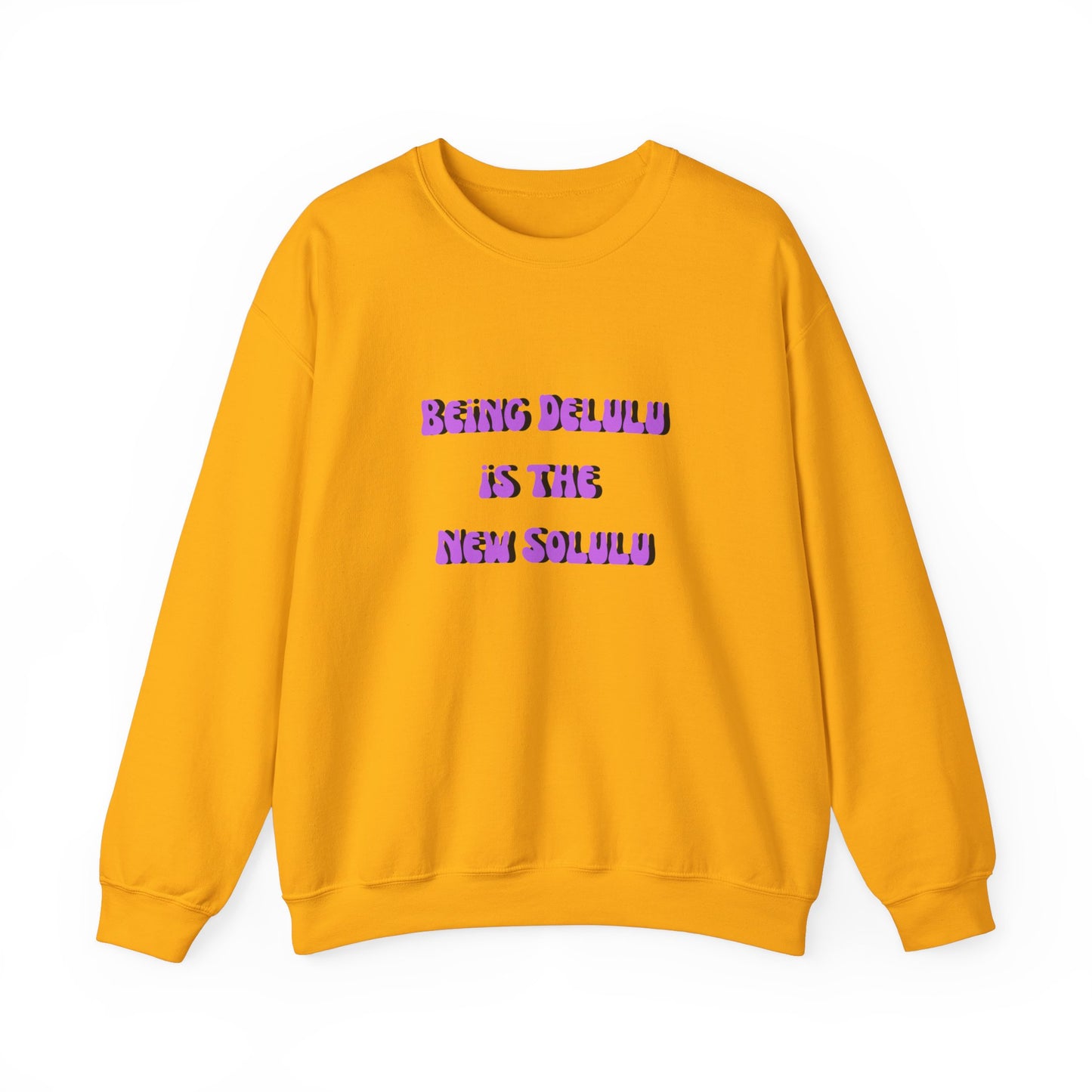 Being delulu is the new Solulu sweater dreamer sweater motivational sweater aesthetic gift funny tiktok birthday gift for her Christmas gift