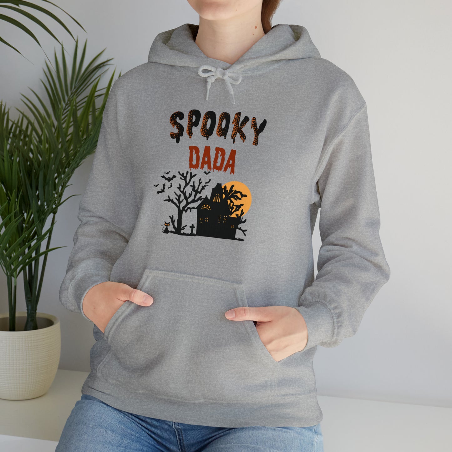 Spooky Dad Halloween Sweatshirt, Daddy haunted house sweatshirt Funny Halloween Horror sweater Halloween Sweatshirt, Halloween Tee, unisex