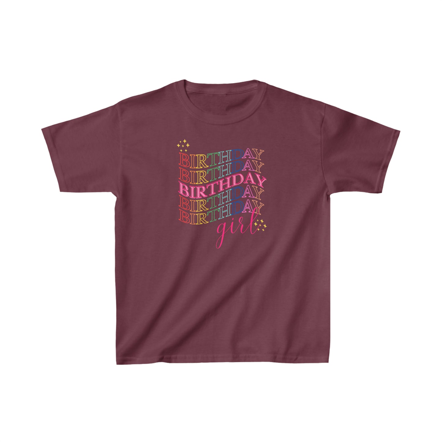 Birthday girl shirt kid wavy birthday party shirt Christmas shirt Rainbow cloud kid shirt birthday shirts birthday world shirt kid shirt