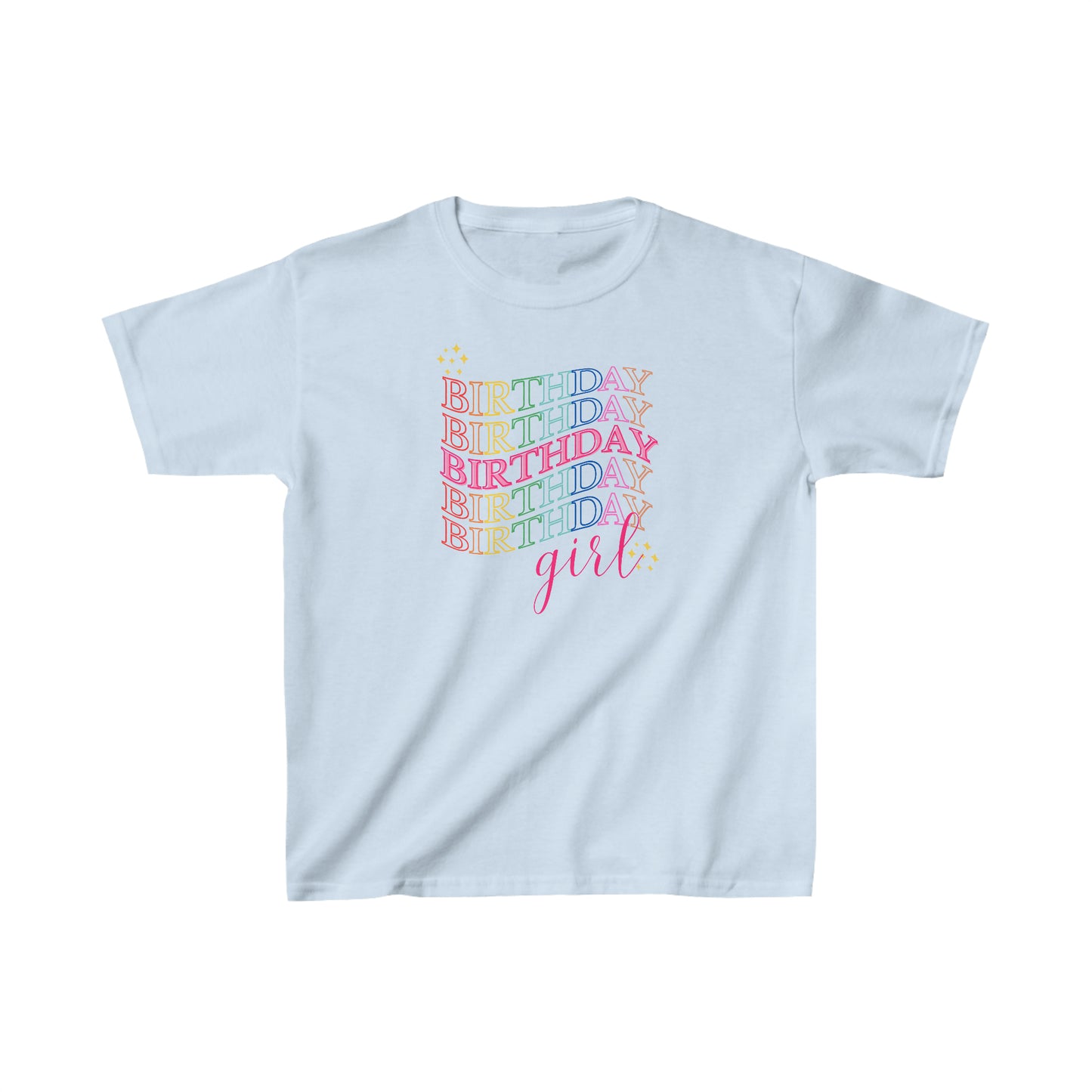 Birthday girl shirt kid wavy birthday party shirt Christmas shirt Rainbow cloud kid shirt birthday shirts birthday world shirt kid shirt