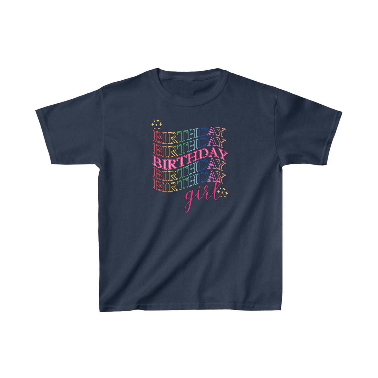 Birthday girl shirt kid wavy birthday party shirt Christmas shirt Rainbow cloud kid shirt birthday shirts birthday world shirt kid shirt