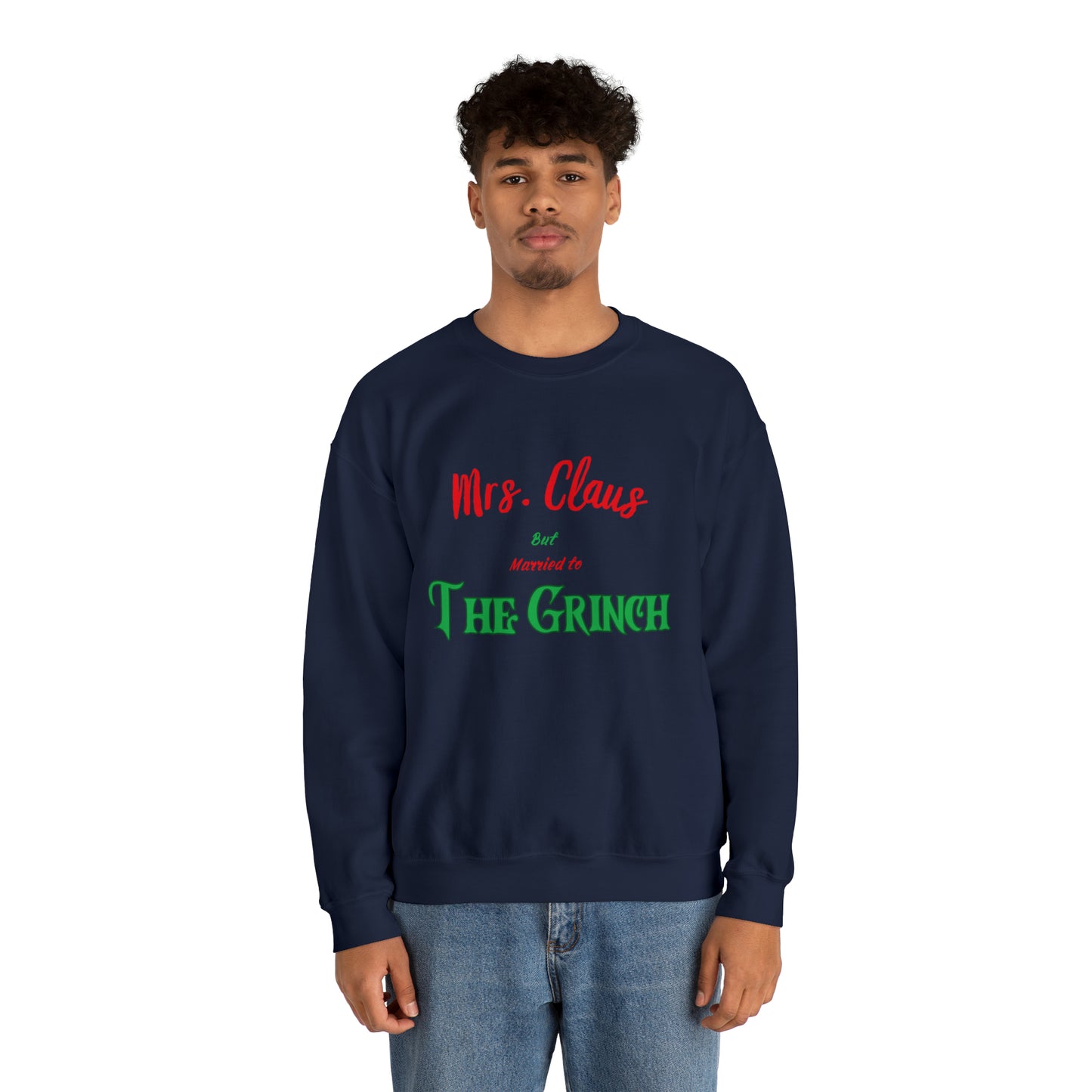 Mrs Claus sweater married to the grinch sweatshirt Merry Christmas Sweatshirt for Women Christmas Shirt Holiday Christmas gift for her