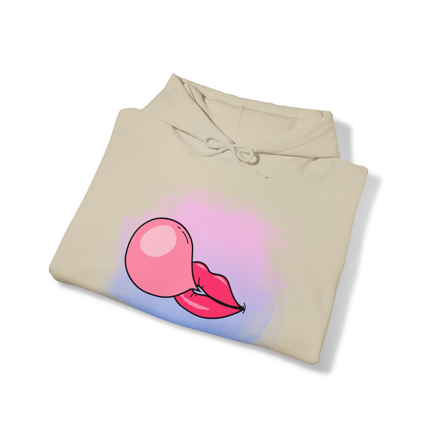 Bubble Gum kiss Hoodie, Summer Bubblegum shirt, Birthday gift for her, Galantine gift for her, best friend gift,birthday vacation,Unisex