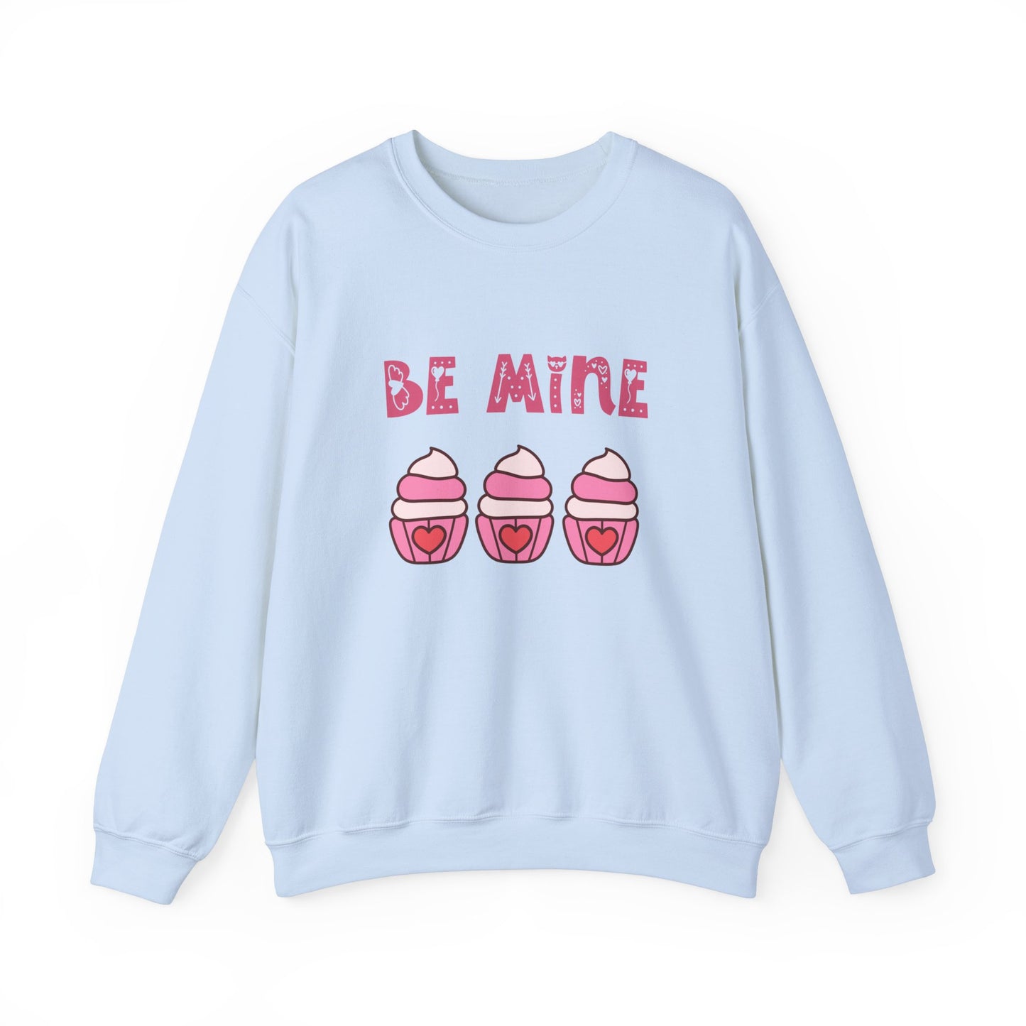 Be mine cupcake sweater valentines Day sweatshirt love sweater galentine's day gift best friend gift Unisex gift cupcake sweatshirt