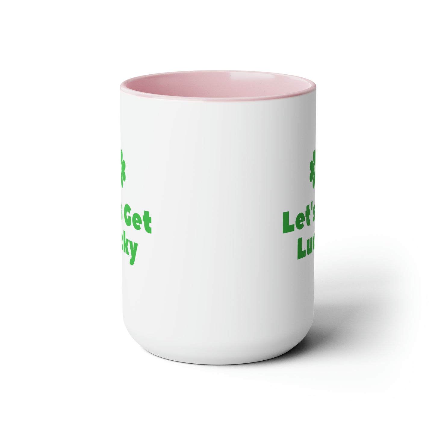 Let's get lucky mug Love mug Valentine's Day St Patrick's Day gift for her Coffee gift for him Mug  heart mug gift for her Mug wife