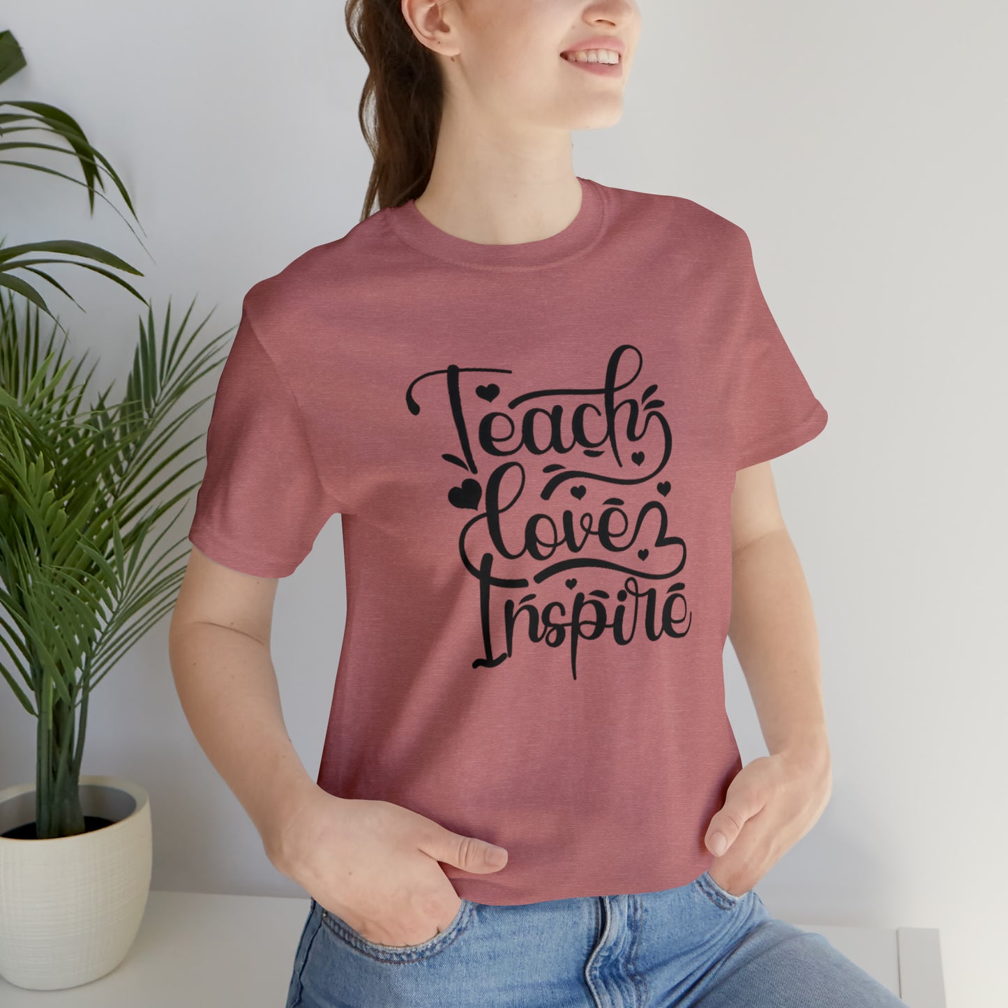 Teach love inspire T-shirt, Teacher mode Shirt, Homeschooling sweatshirt,teacher mom shirt, hoodie teacher shirt Boss lady shirt