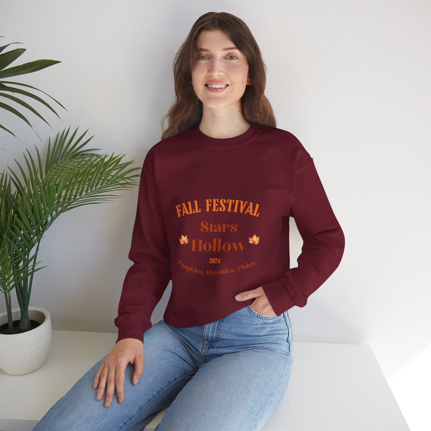 Stars Hollow Crewneck Sweatshirt Cozy Fall Apparel, christmas Gift for Gilmore Girls Fans Comfortable Unisex Hoodie Perfect for Autumn gift for her gift for him