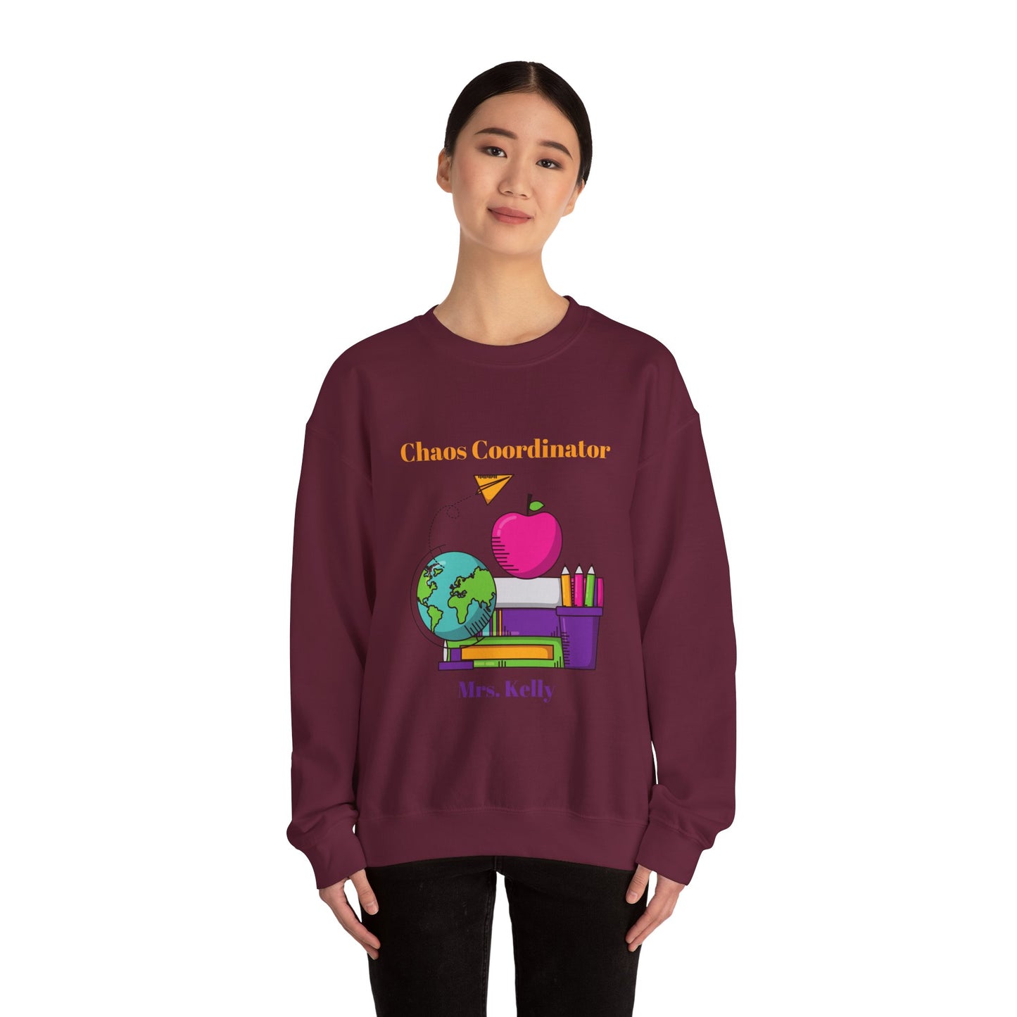 Chaos coordinator sweater Teacher shirt love motivate sweater gift for her teacher sweater custom sweater Valentine's sweater gift for him
