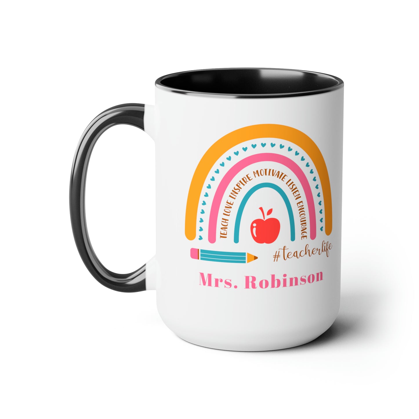 Personalized name mug custom teacher gift teacher appreciation vibes  lady mug Supervisor mug Coffee Mug gift for her Mug wife Coffee Mug