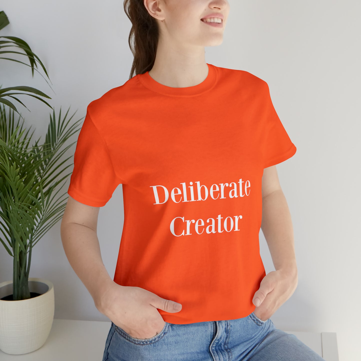 Deliberate creator tee,  Unisex Jersey Short Sleeve Tee