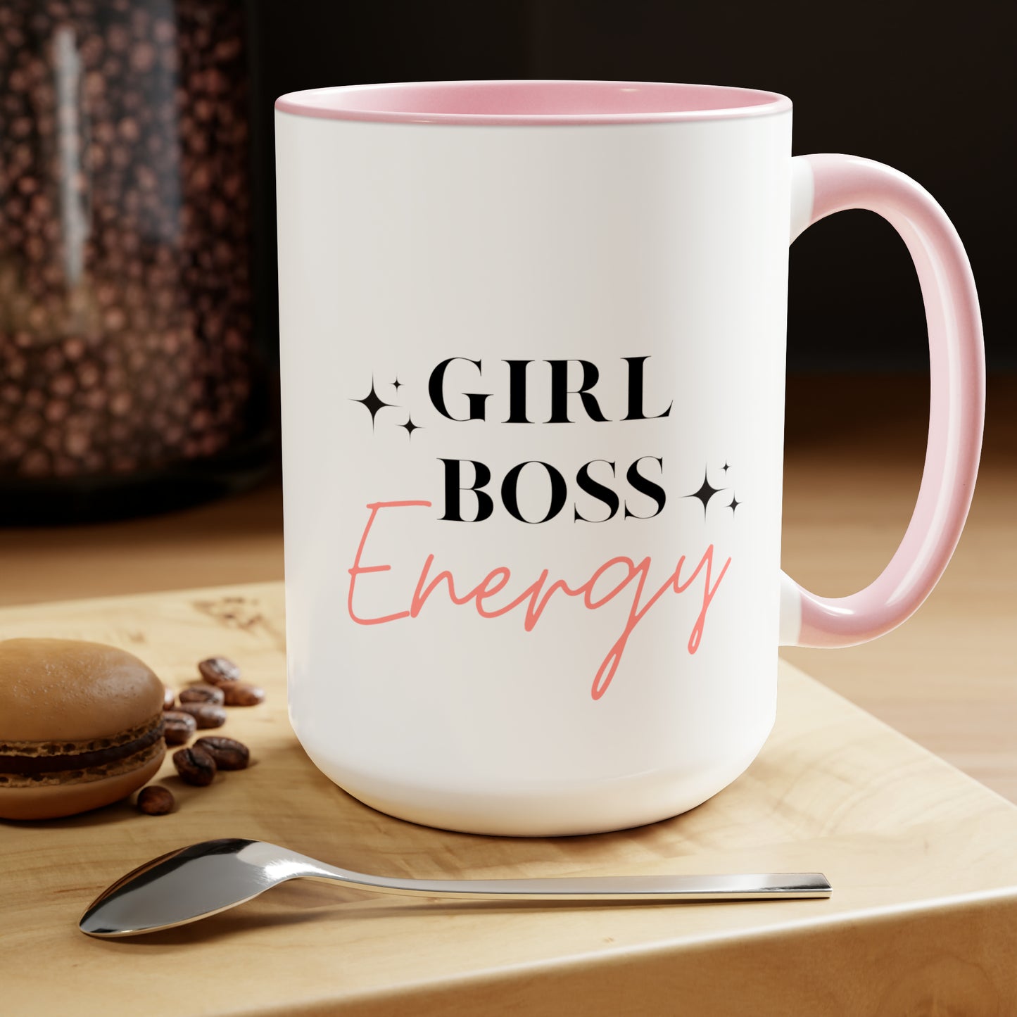 Girl boss energy mug Bossbabe Christmas mug gift for mom gift mug Floral mug gift for her Mug funny gift for wife Coffee Mug Christmas gift