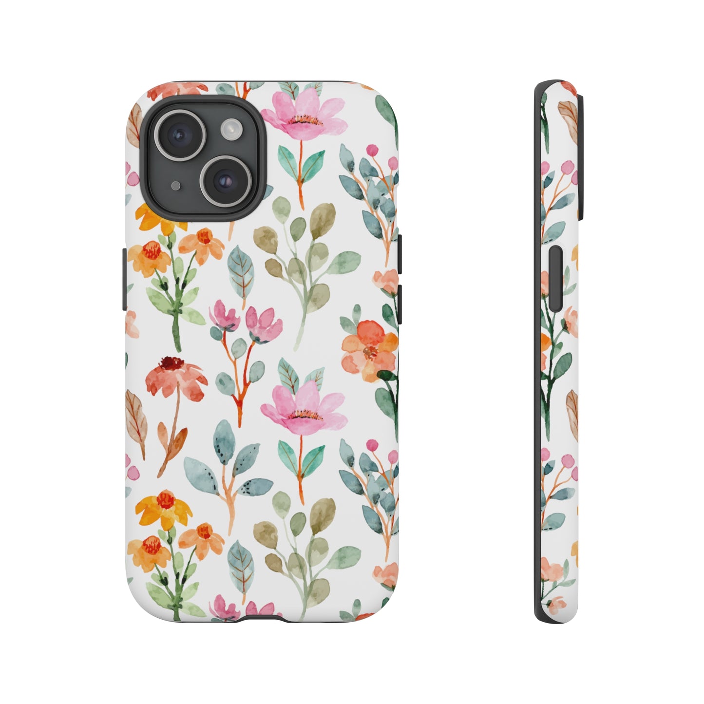 Floral phone case mother's day gift best friend gift for her gift for him flower cell phone cases Tough Cases