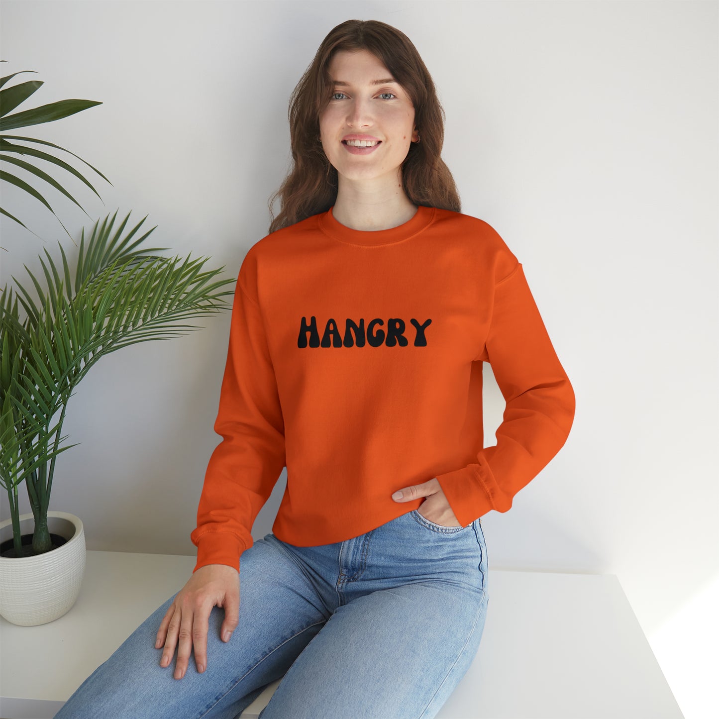 Hangry sweater funny gift for her gift for him birthday day gift Christmas gift for best friend sweatshirt funny shirt