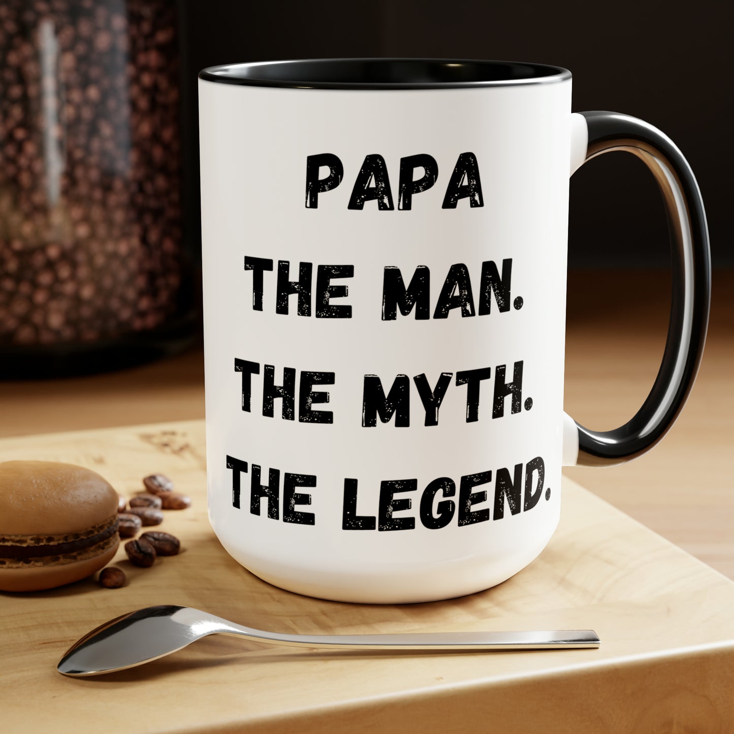 Papa the man the myth the legend mug Daddy mug love you dad gift Coffee Mug pregnancy reveal gift heart mug gift for her Mug wife Coffee tea
