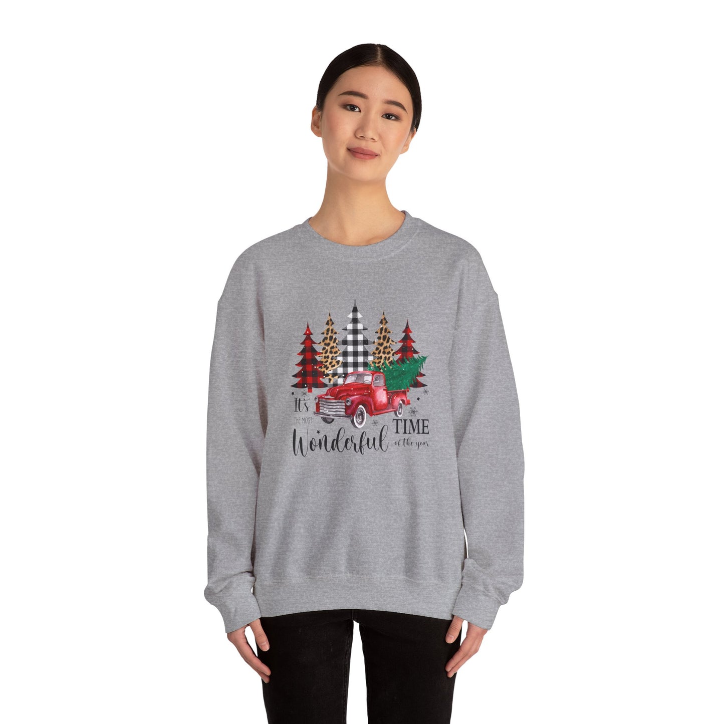 Christmas sweater it's the most wonderful time of the year Christmas sweater Merry Christmas sweatshirt Bright Christmas gift for her