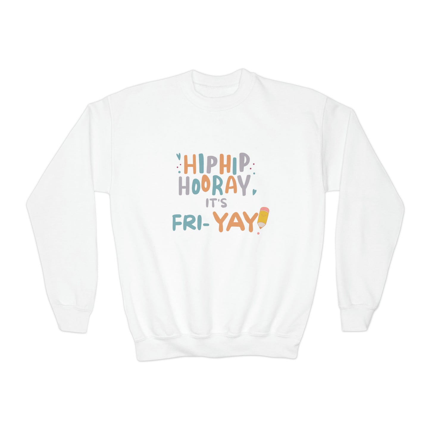 Kids Friday shirt Friyay shirt hocus pocus tee boy halloween shirt girl halloween shirt rainbow halloween spooky kid shirt Youth Sweatshirt