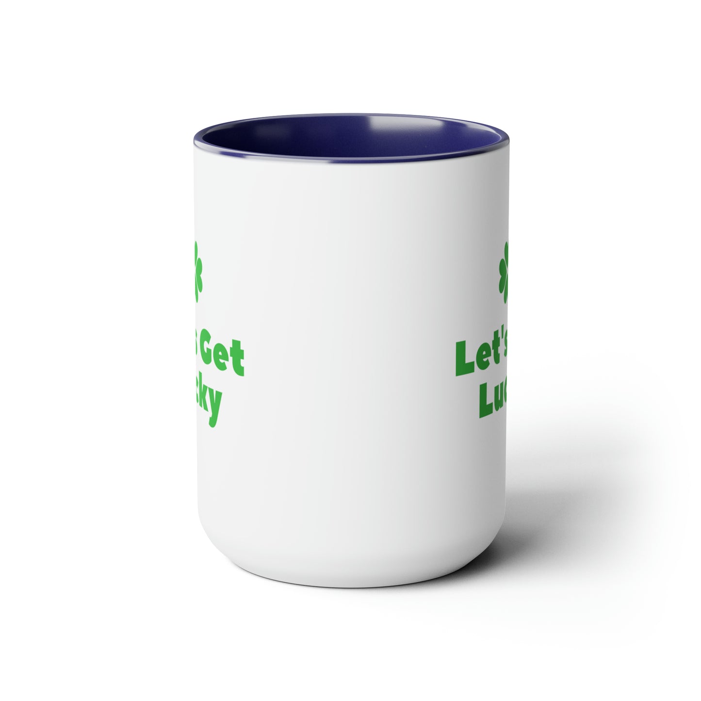 Let's get lucky mug Love mug Valentine's Day St Patrick's Day gift for her Coffee gift for him Mug  heart mug gift for her Mug wife