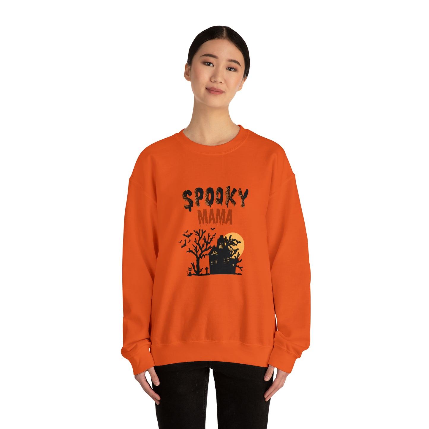 Spooky Mama Halloween Sweatshirt, Ghostface Shirt, Funny Halloween Horror Shirt,Halloween Women's Sweatshirt,Funny Halloween Tee,Unisex gift
