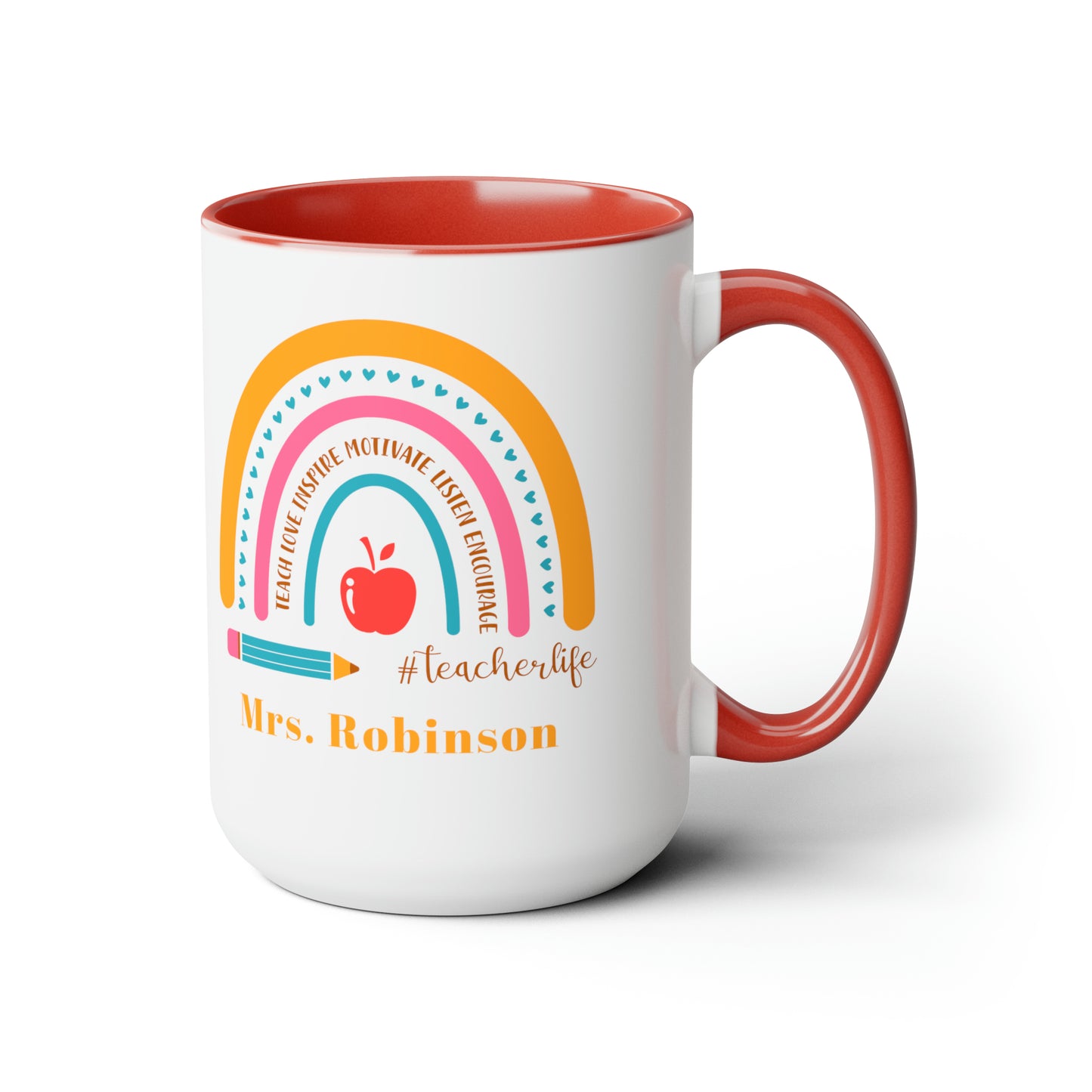 Personalized teacher name mug custom teacher gift teacher vibes gift for him Supervisor mug Coffee Mug gift for her Mug wife Coffee Mugs