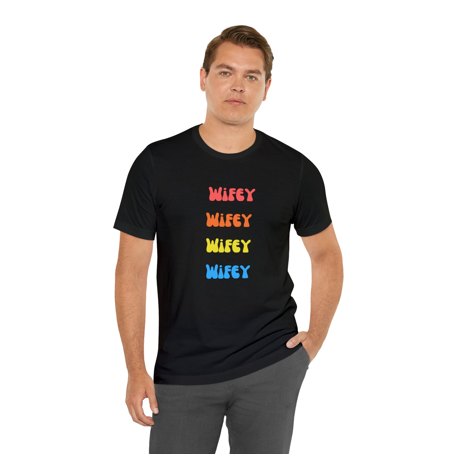 Wifey Wifey T-Shirt Aesthetic Shirt Trendy Shirt Shirt With Words On Back Tumbrl Positive Tee Gift for him Gift for her
