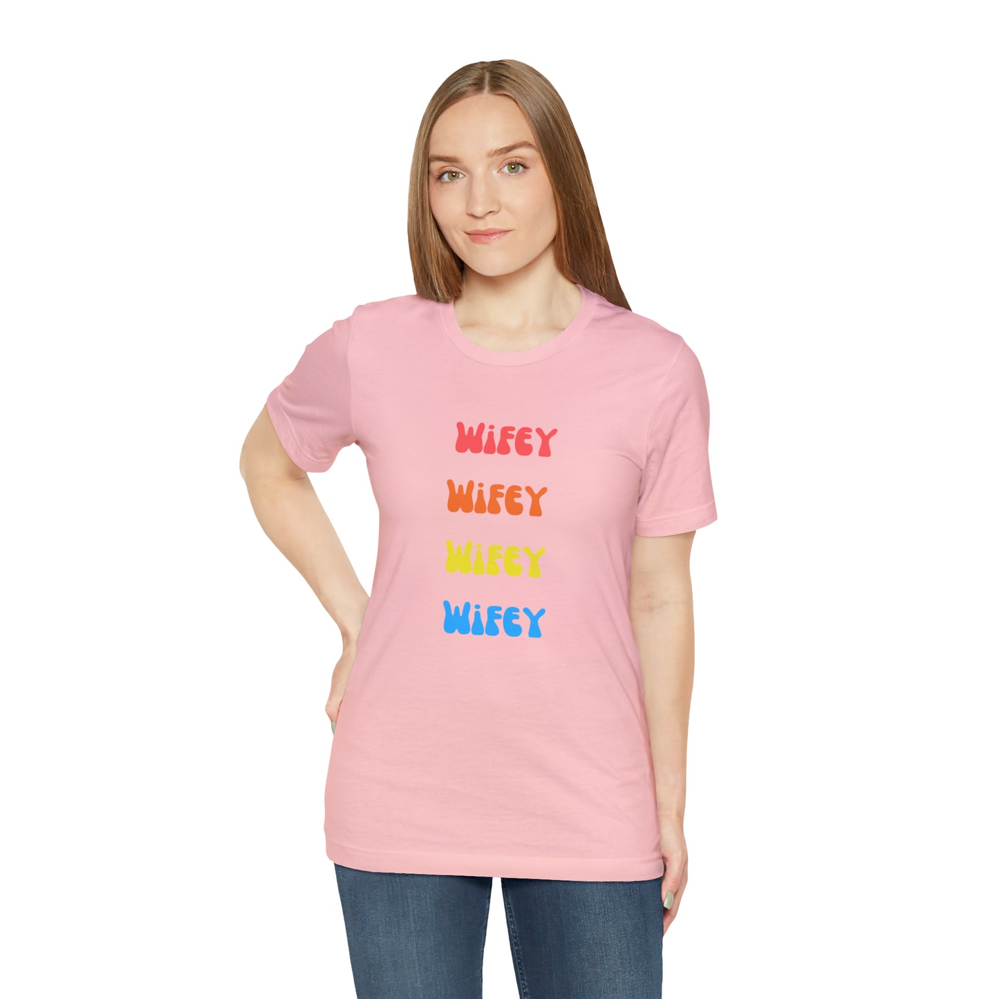 Wifey Wifey T-Shirt Aesthetic Shirt Trendy Shirt Shirt With Words On Back Tumbrl Positive Tee Gift for him Gift for her