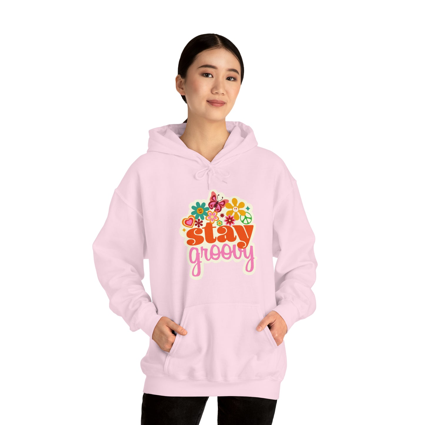Stay Groovy Hoodie, Hippie Hoodie, good vibes hoodie, Fun Summer shirt, Birthday gift for her, Galantine gift for her,best friend gift, vac