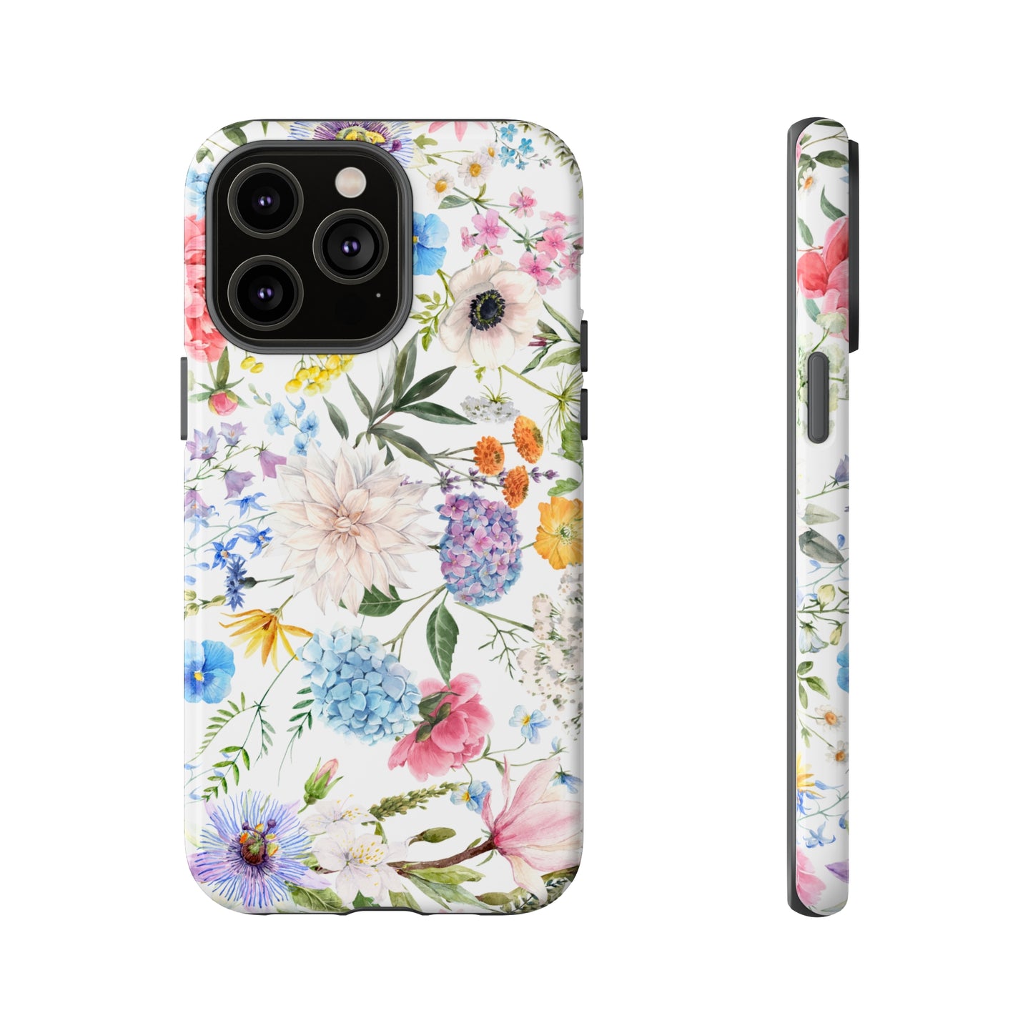 Floral phone case mother's day gift best friend gift for her gift for him flower cell phone cases Tough Cases