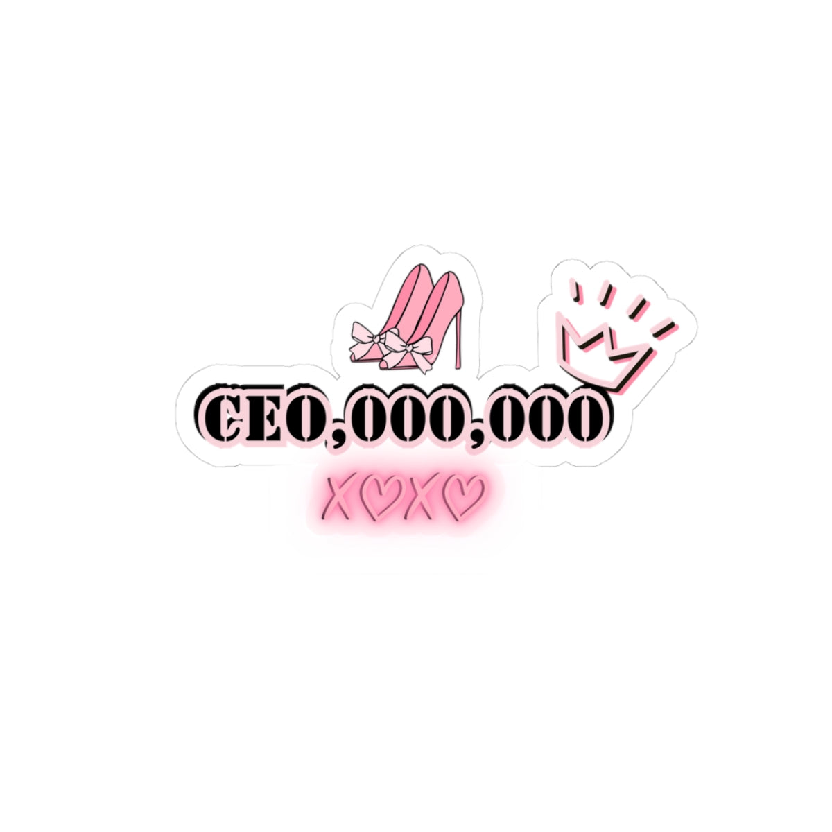 Ceo Girlboss sticker motivational sticker you are capable of amazing things sticker pink heels sticker Beautiful sticker loved gift for her