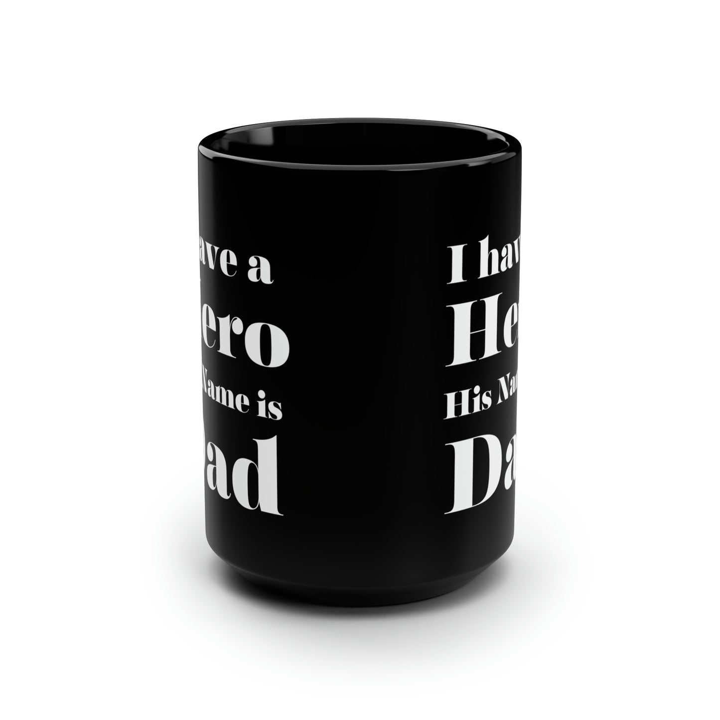 Hero dad mug black mug 15 oz bring functional word fuck giftmerch office funny gift best friend gift Christmas