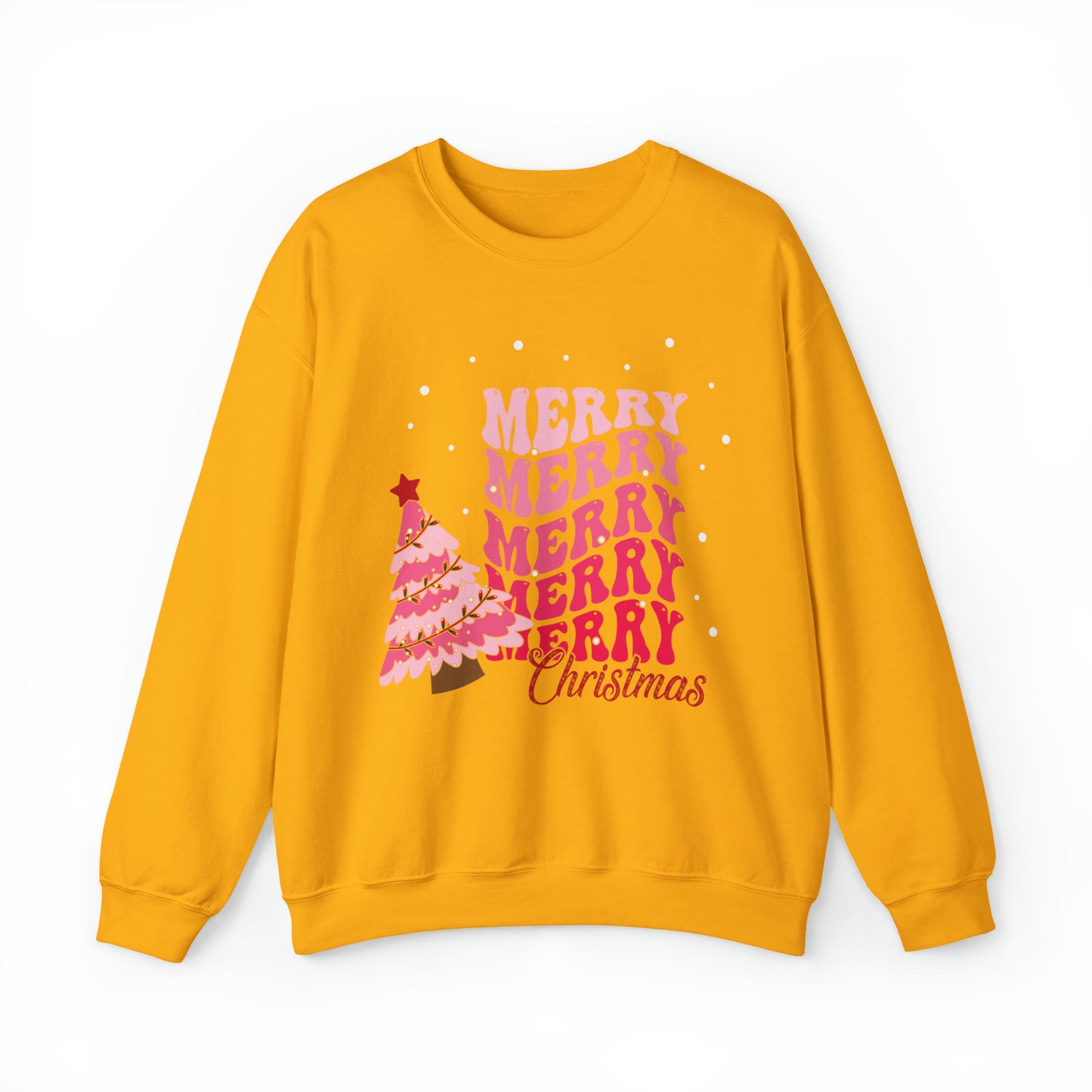 Festive AF sweater Pink Merry Bright Christmas Sweatshirt for Women Christmas Shirt Sweater Holiday Christmas gift for her gift for him