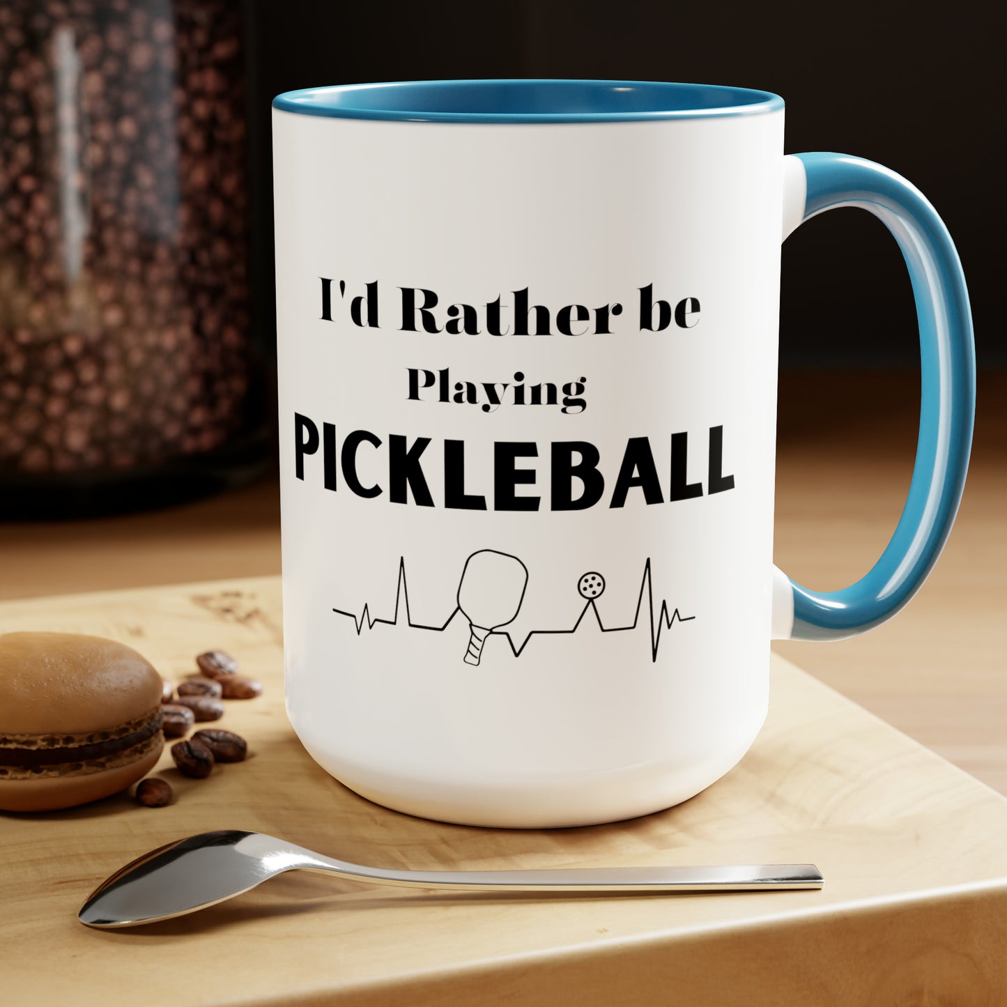 I'd rather be playing pickleball mug pickleball lover Daddy mug gift for her gift for him Coffee Mug pregnancy reveal gift wife Coffee tea