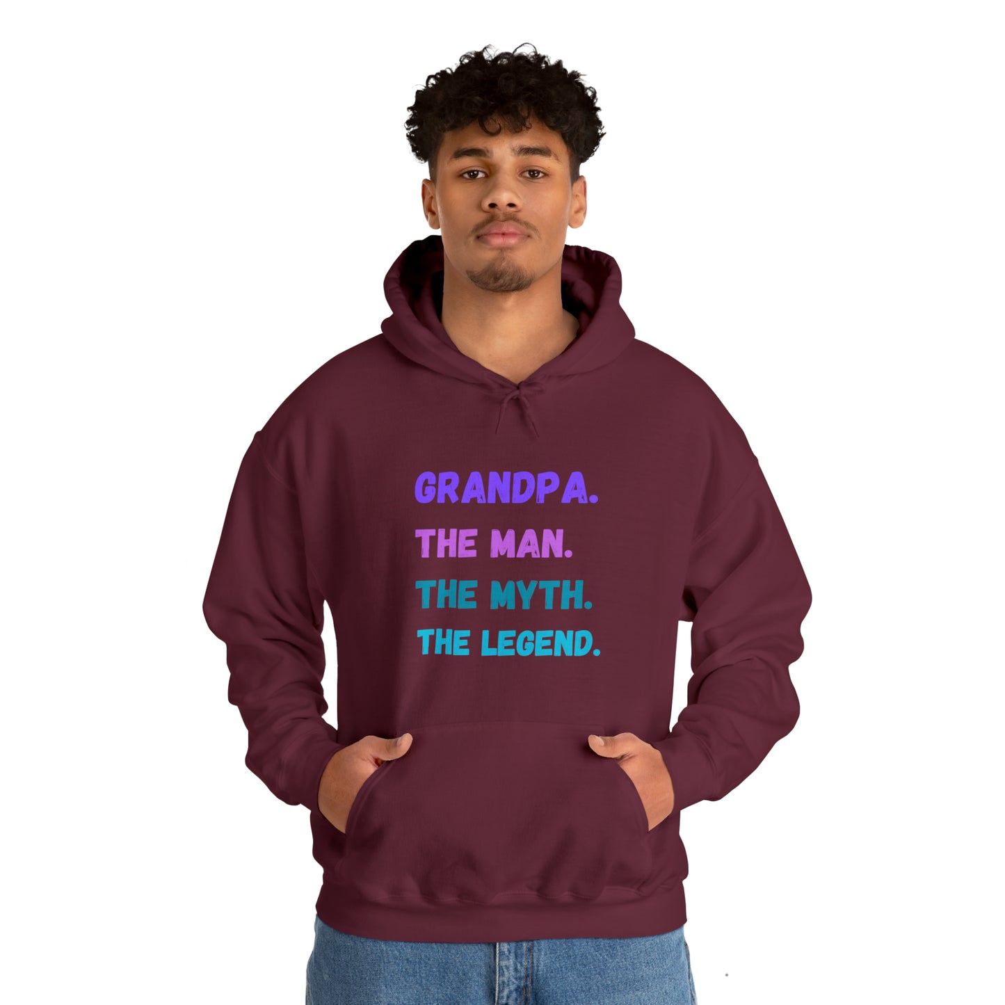 Grandpa Hoodie the man the myth the legend t-shirt, gift for Dad and me shirts, Father's day gifts, best friend, Christmas gift for dad
