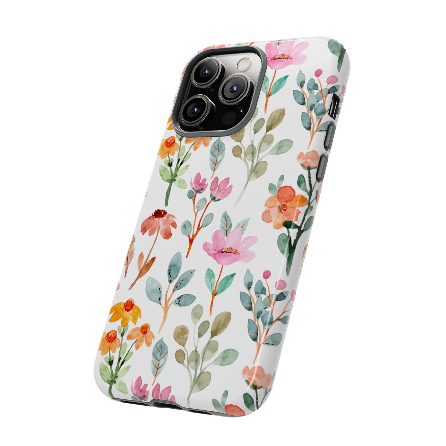 Floral phone case mother's day gift best friend gift for her gift for him flower cell phone cases Tough Cases