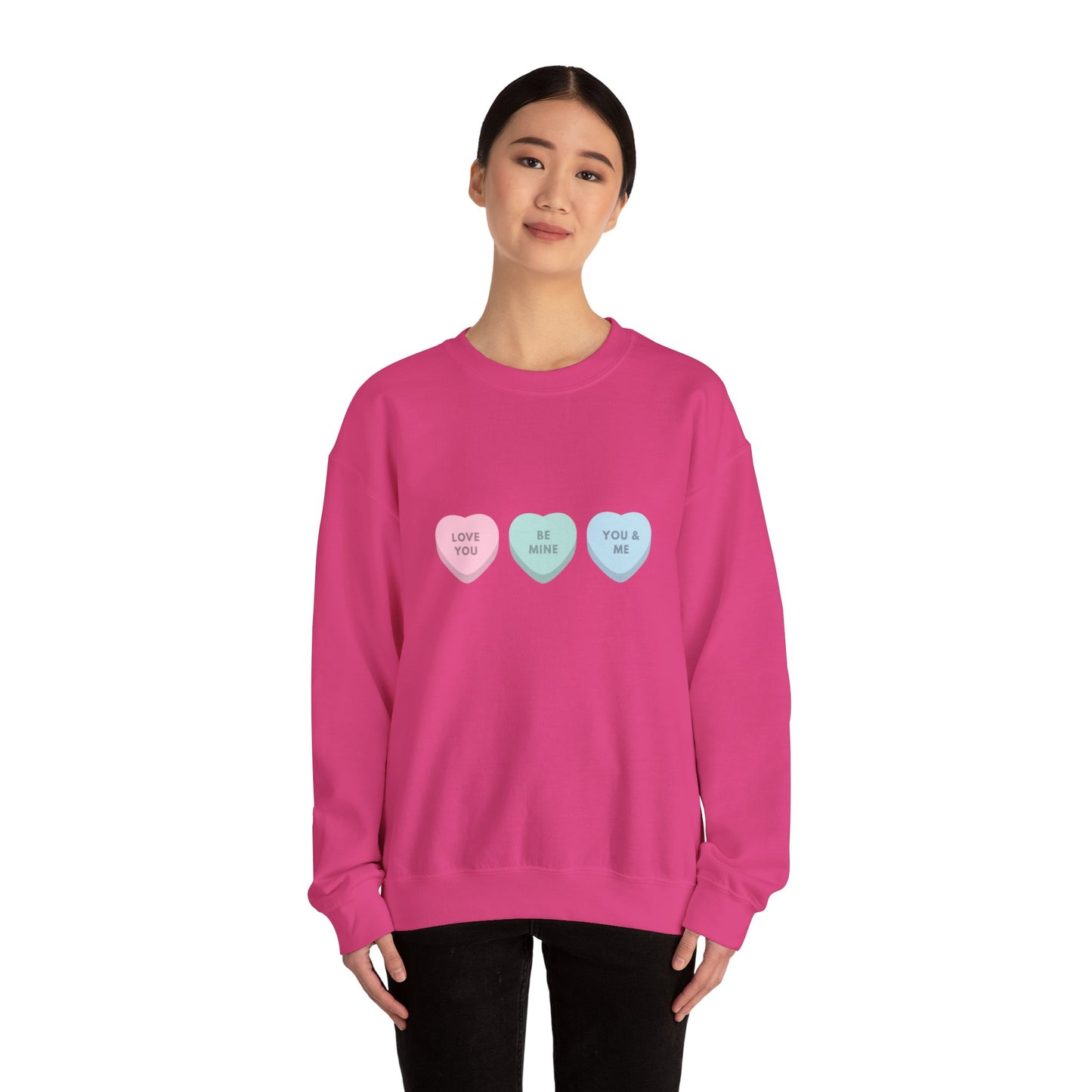 Valentines Day sweatshirt Gift for her gift for him valentines crew neck be mine candy sweater funny sweater Love shirt Valentine's shirt