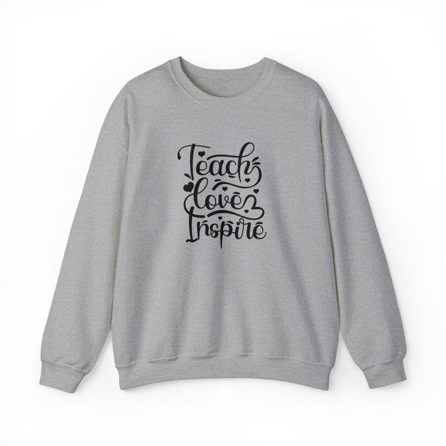 Teach love inspire sweater, Do what makes you happy Sweatshirt, Teacher mode shirt, Christmas Sweater, Christmas Crewneck, Holiday g