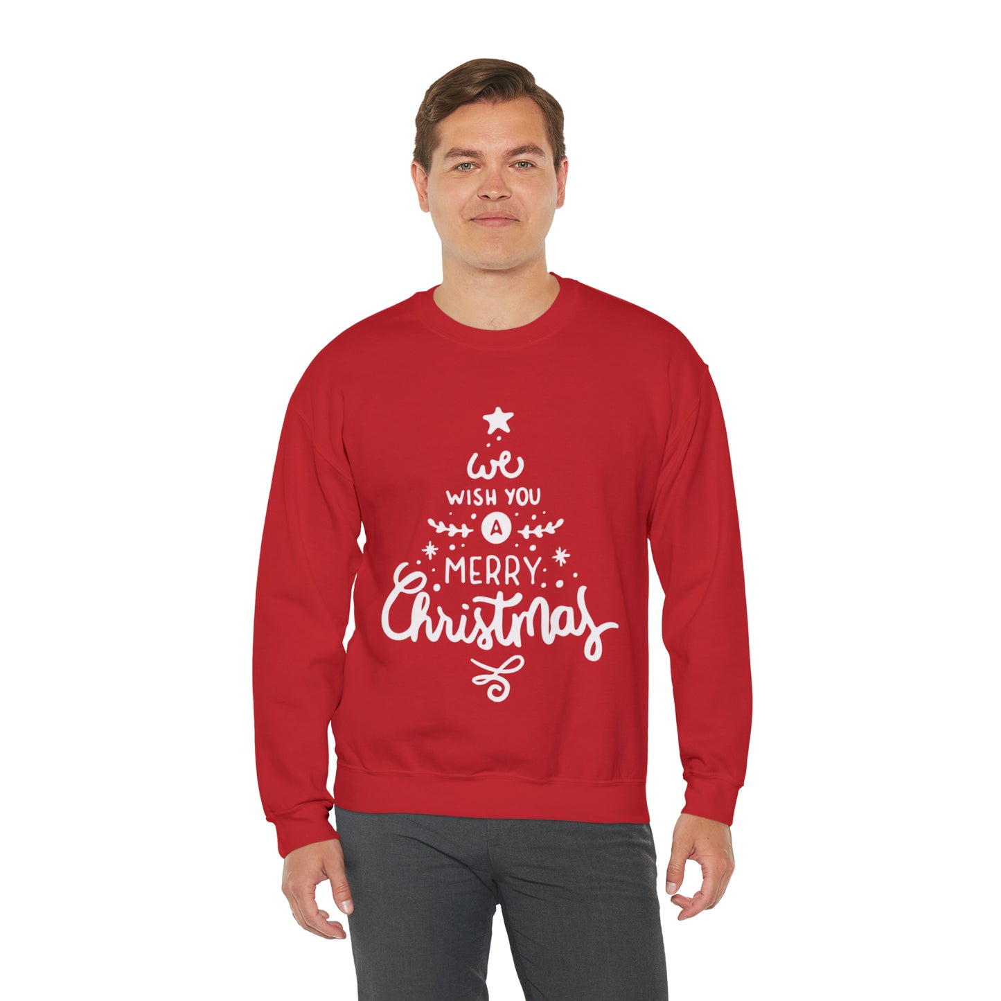 Red Festive AF sweater Merry Bright Christmas sweatshirt Holiday Sweater Christmas gift