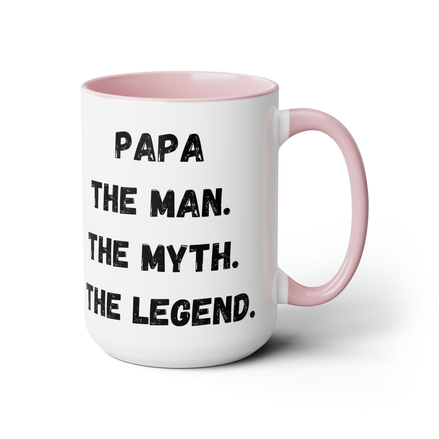 Papa the man the myth the legend mug Daddy mug love you dad gift Coffee Mug pregnancy reveal gift heart mug gift for her Mug wife Coffee tea