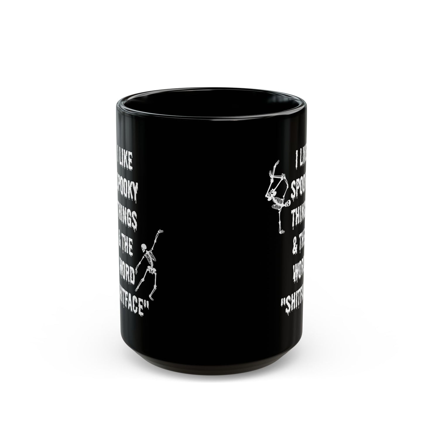 Halloween mug Spooky things mug I like spooky things and word shitface giftmerch office funny gift best friend gift Christmas word