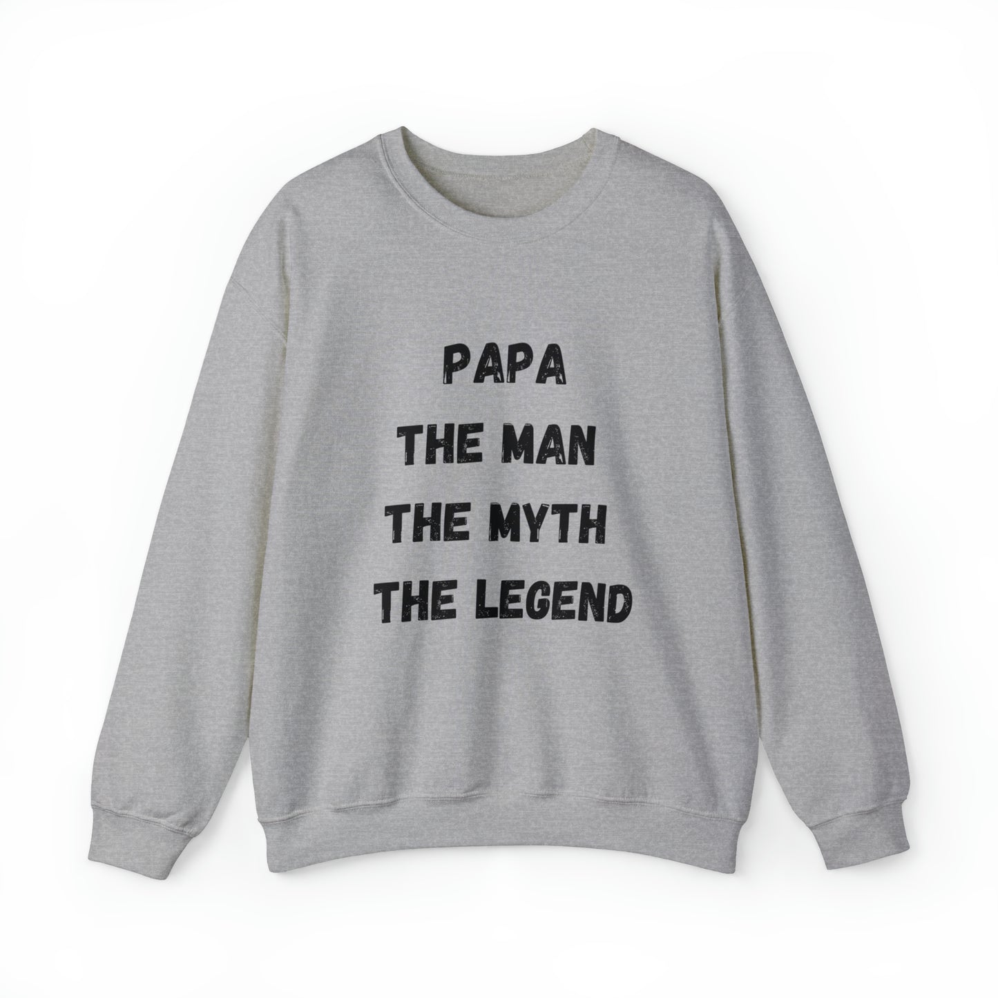 Papa the man the myth the legend Sweatshirt, Gift for Dad sweater father'sday tshirt, Daddy and me Christmas gift, best friend