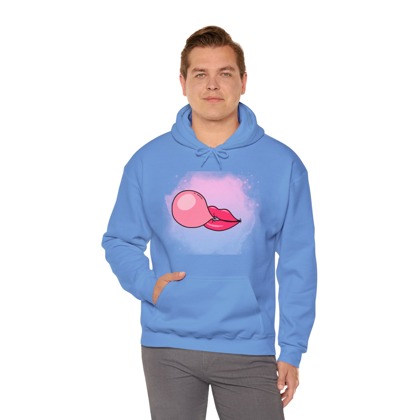 Bubble Gum kiss Hoodie, Summer Bubblegum shirt, Birthday gift for her, Galantine gift for her, best friend gift,birthday vacation,Unisex
