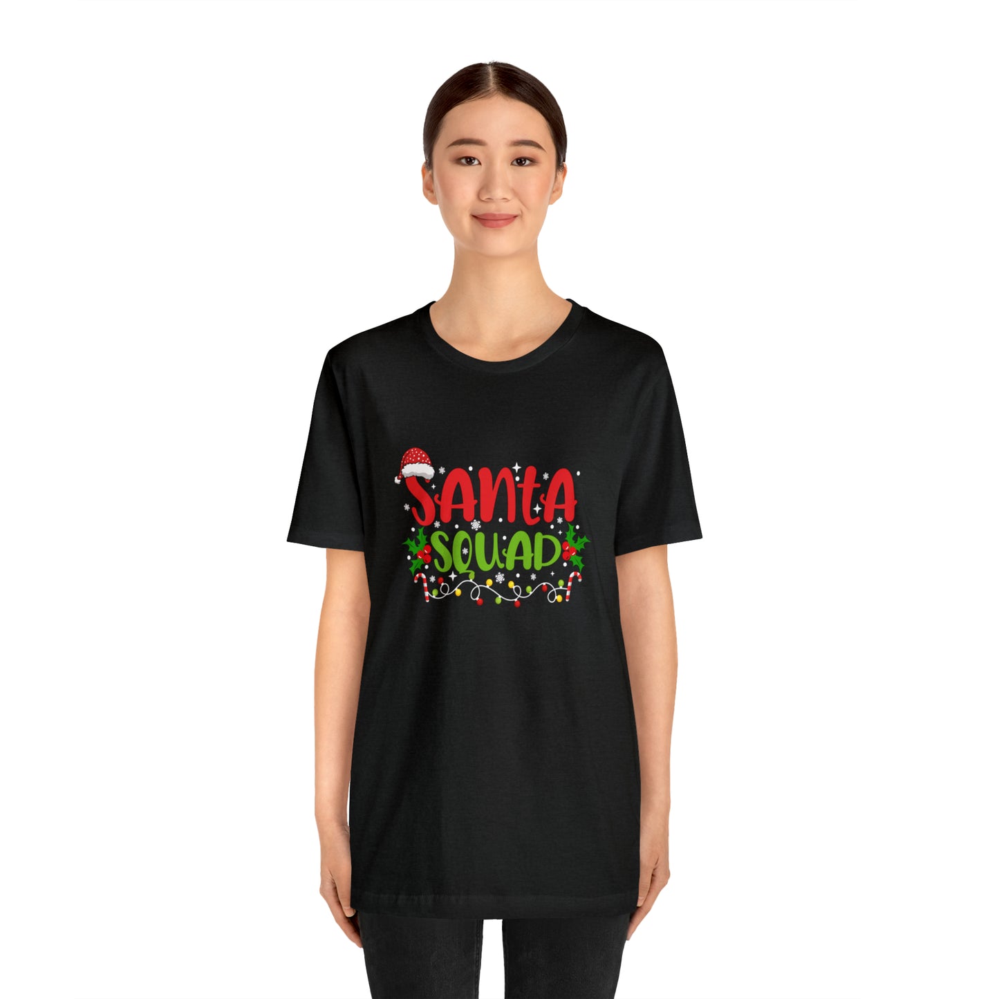 Santa's squad Matching Family Christmas Shirts Santa claus Hat family tshirts Family Christmas Shirt Xmas Tee Custom Christmas Tshirt photos