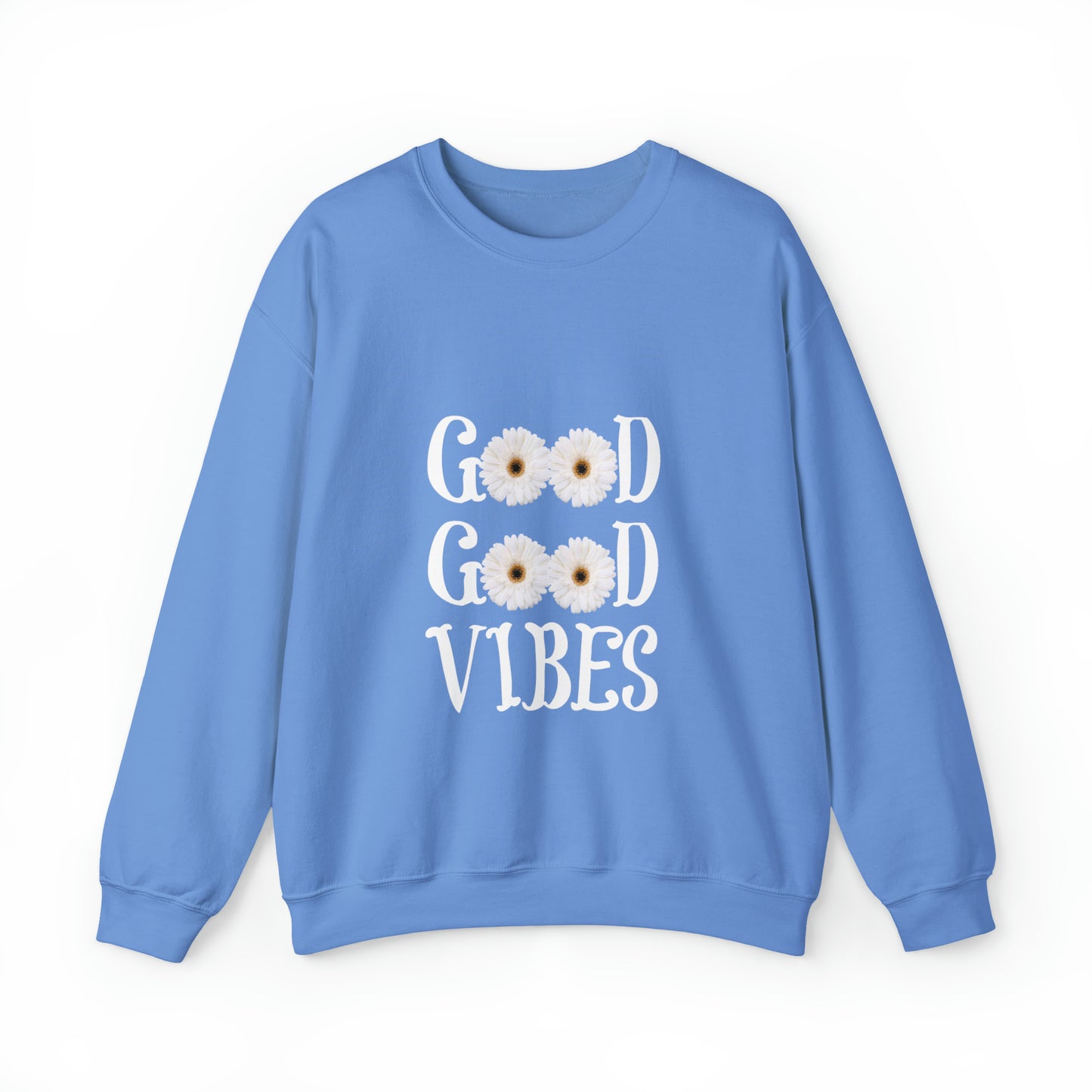 Good Vibes Sweatshirt, Unisex Heavy Blend™ Crewneck Sweatshirt